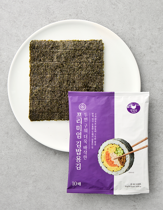 [만전김X컬리] 프리미엄 김밥김 10매