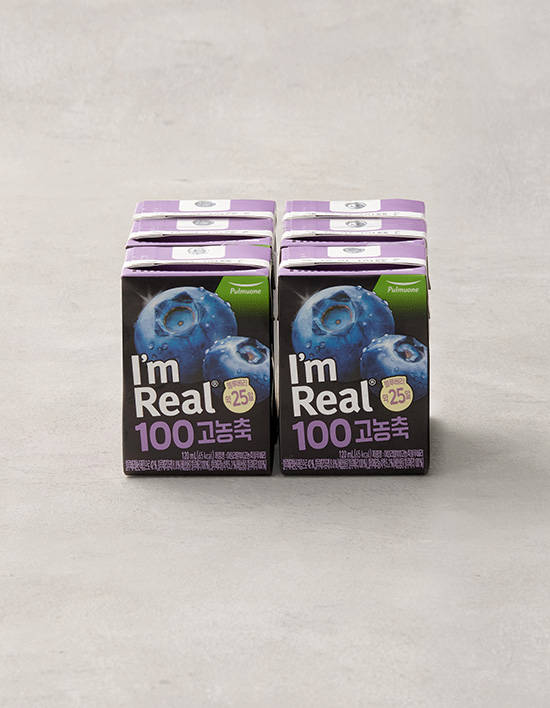 [풀무원] 아임리얼100 고농축음료 블루베리 (120mL X 6개)