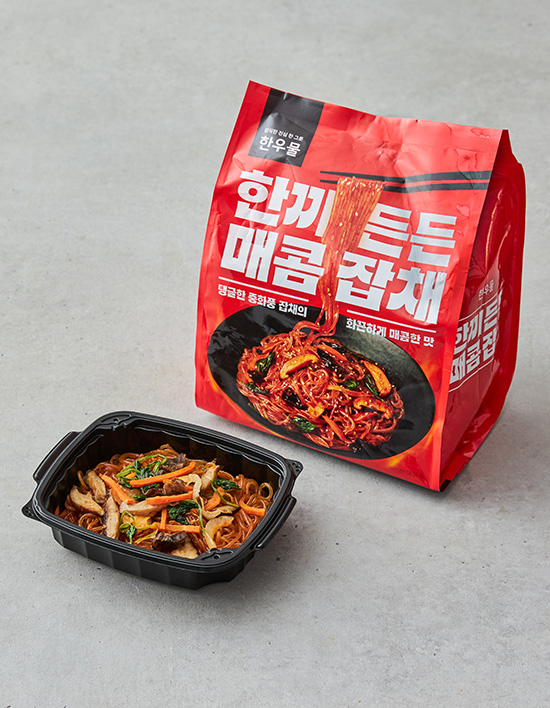 [한우물] 한끼 든든 매콤 잡채 (3개입)