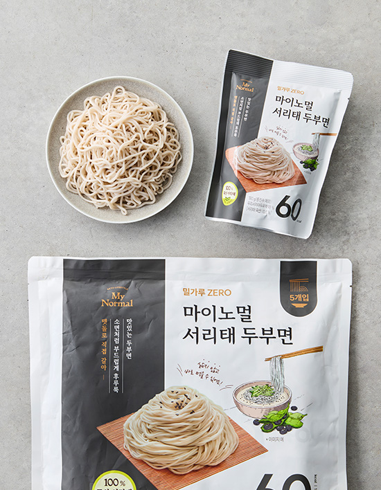 [마이노멀] 국산콩 100% 서리태 두부면 180g (5개입)