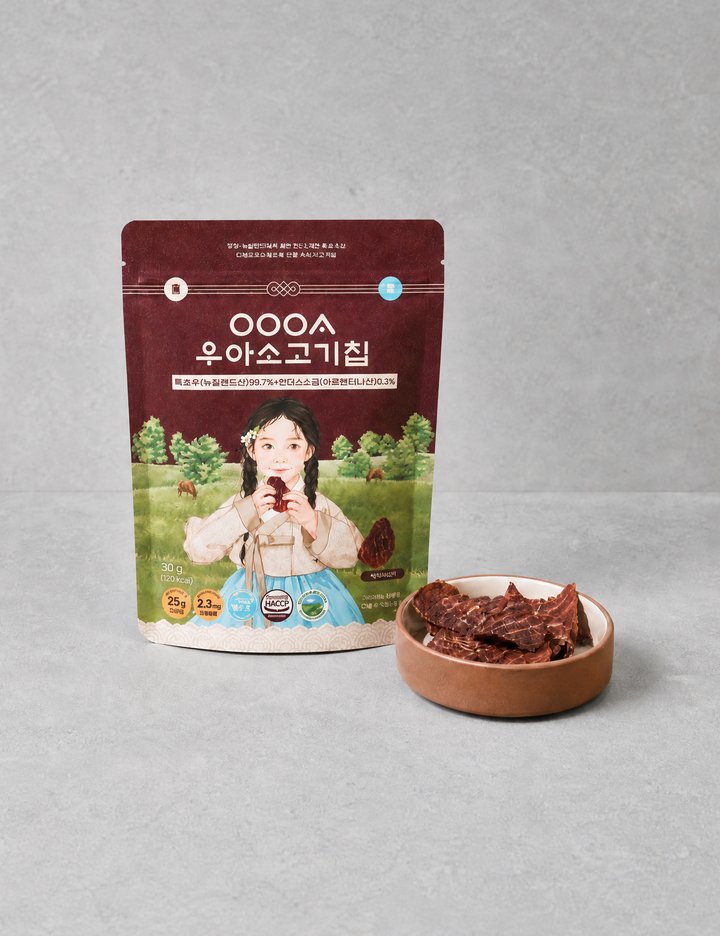 우아 소고기칩 제품 이미지