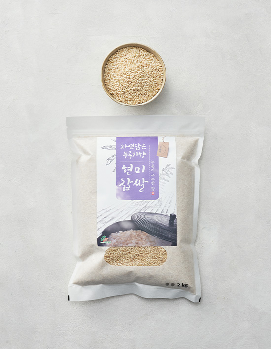 [자연담은] 누룽지향 고향 현미찹쌀 2kg