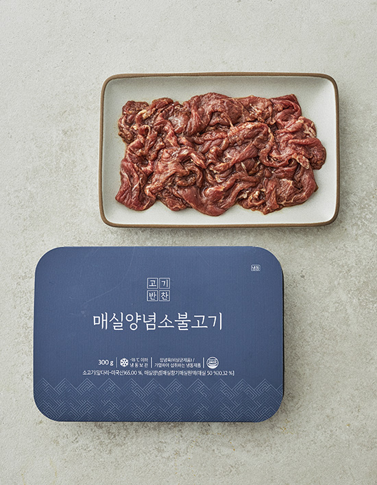 [고기반찬] 매실 양념 소불고기 300g