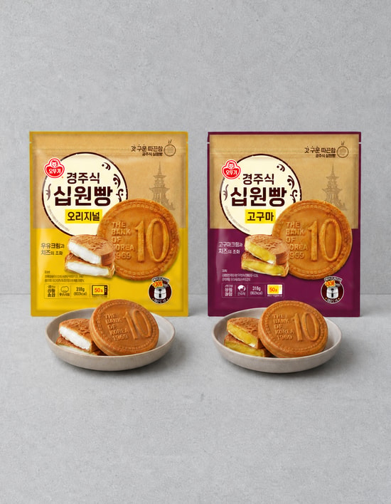 [오뚜기] 경주식 십원빵 (53g X 6개) 2종 (택1)